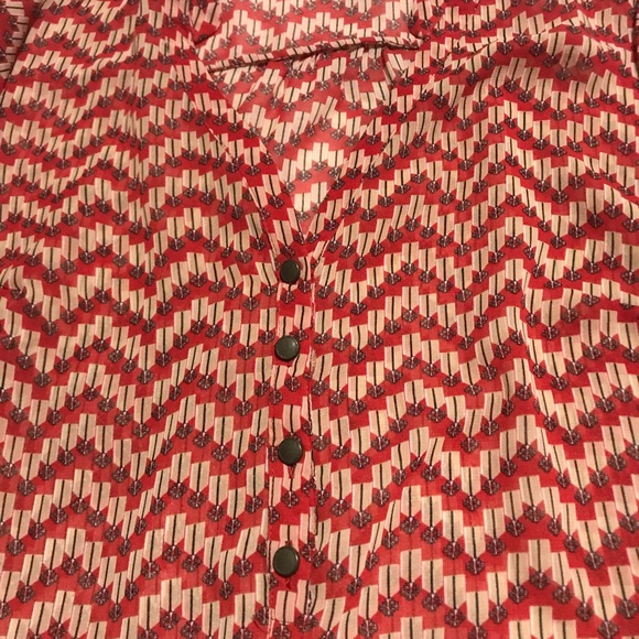 Chevron sheer blouse - Picture 3 of 3